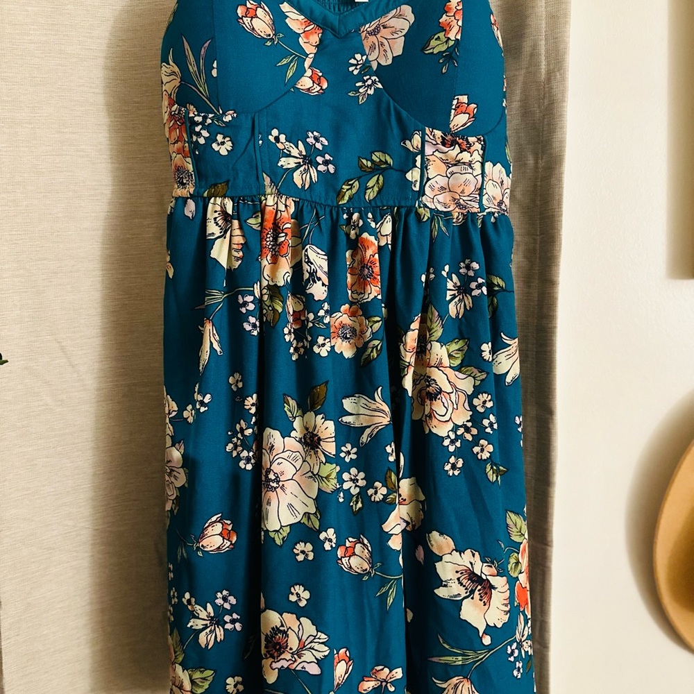 Mid length floral dress